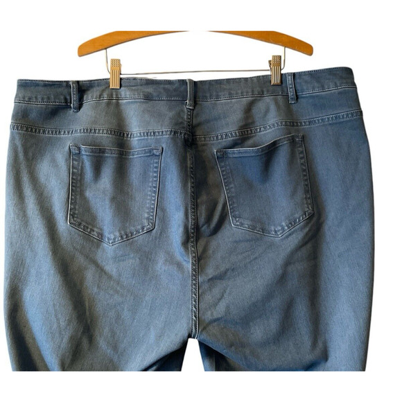 Soft Surroundings Womens Denim Skinny Jeans Zip Fly Light Wash 5 Pocket Size 22W - Picture 4 of 11